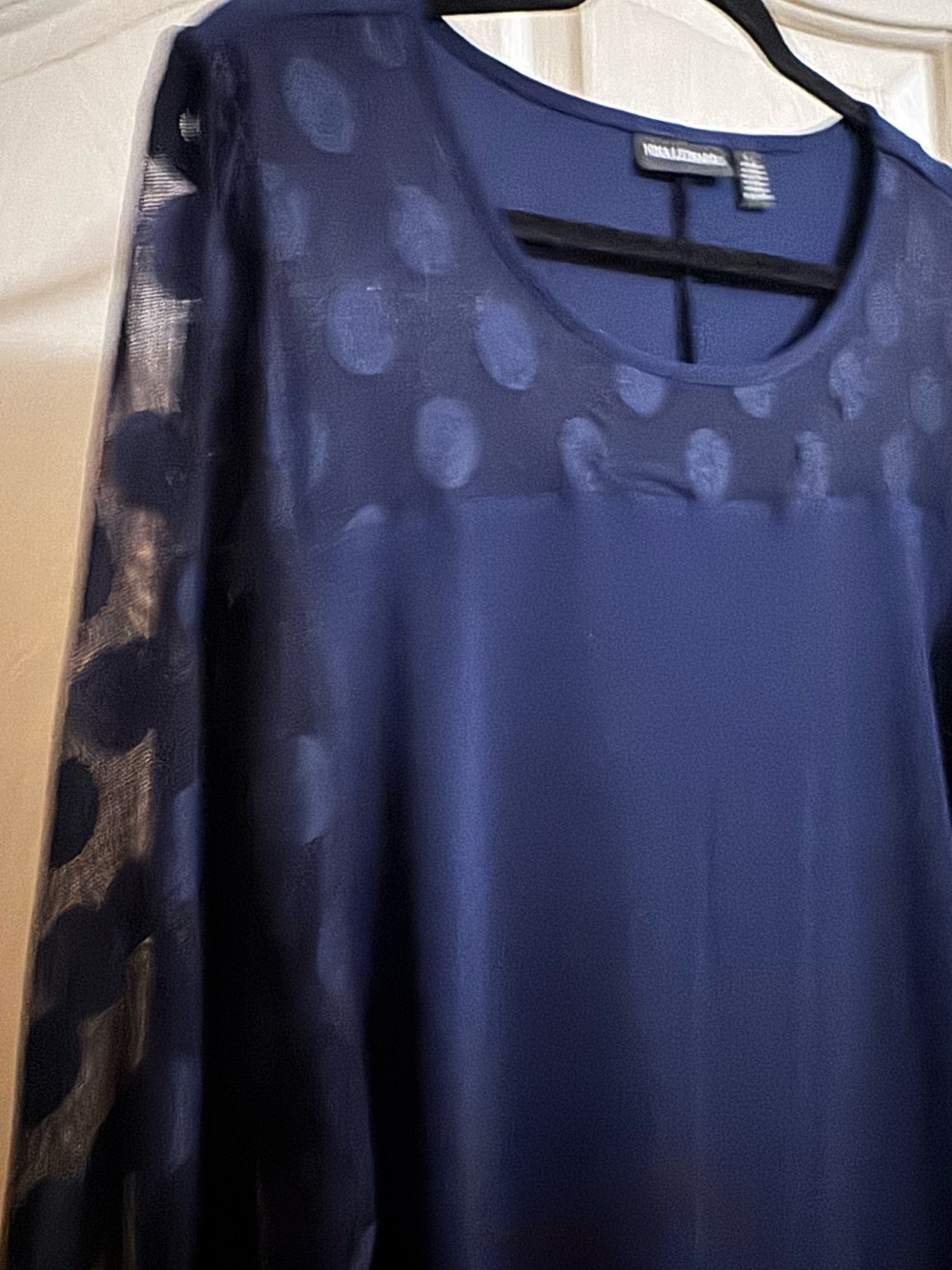 Nina Leonard Navy Dress